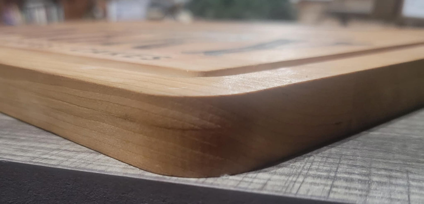 Wood-Burned Cutting Board - BAKERY